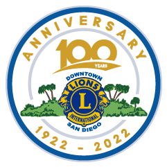 Downtown San Diego Lions Club 100 year anniversary